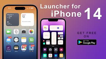 Launcher For iPhone 14 Pro Max Affiche