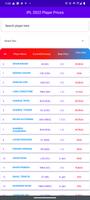 IPL 2022 Player Prices capture d'écran 1