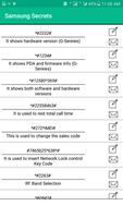 Secret Codes of Samsung Free: captura de pantalla 2