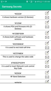 secret codes of samsung free for