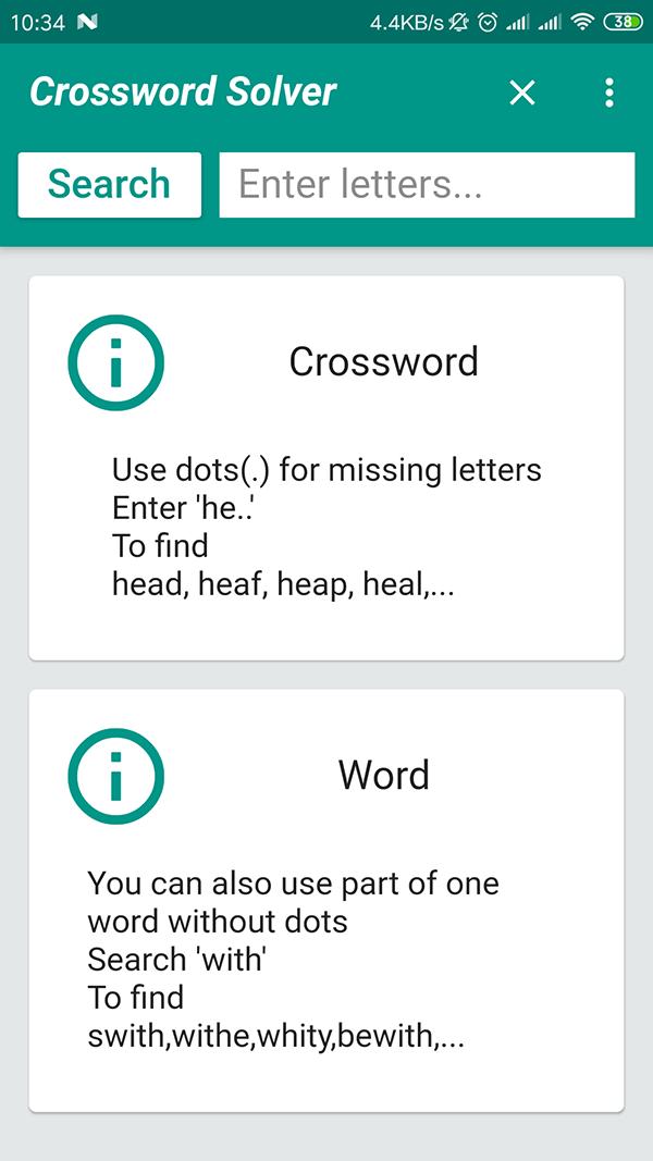 photo The Crossword Solver Missing Letters apkpure com
