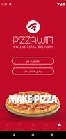 Pizza wifi الملصق