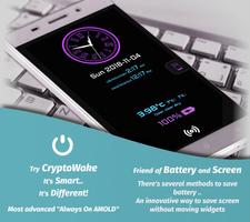 CryptoWake - Always On Display постер