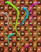 Snake and ladder Plakat