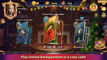 Cafe Backgammon: Board Game 海报