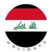 Iraq Holidays : Baghdad Calendar
