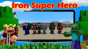 Iron man MASK Mod Minecraft PE Plakat