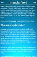 Irregular Verb Dictionary Full Affiche