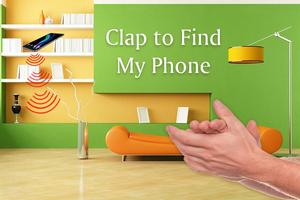 Find phone by clapping poster