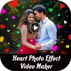 Heart Photo Effect Video Maker icône