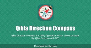 Qibla Direction Compass पोस्टर