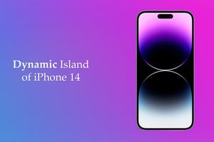 Dynamic Island of iPhone 14 Plakat