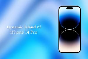 Dynamic Island of iPhone14 Pro Plakat