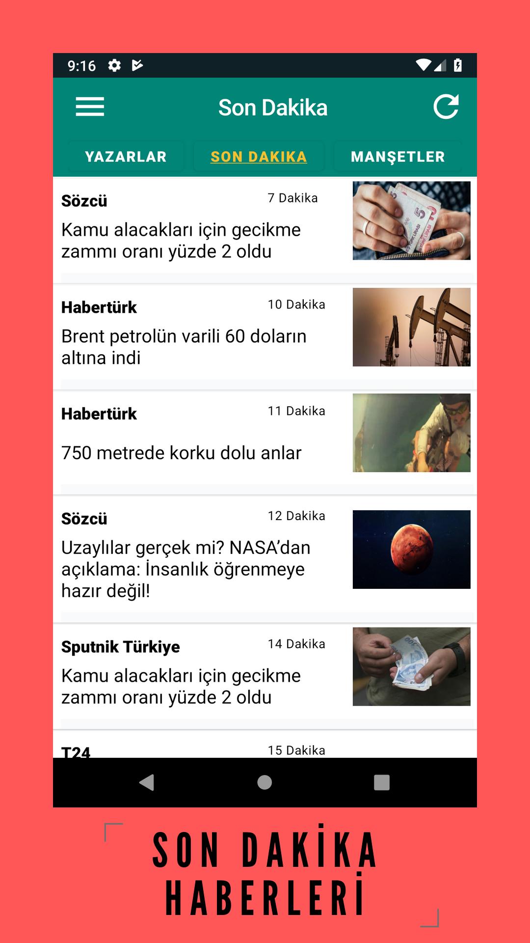 Köşe Yazarları, Haberler ve Gazete Manşetleri cho Android Tải về APK