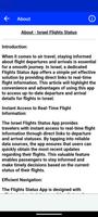 Israel Flights Status imagem de tela 1