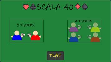 Scala 40 - Free - Carte Affiche