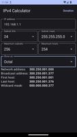 برنامه‌نما IPv4 Calculator عکس از صفحه