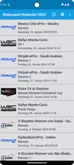 Motorsport Kalender 2026 XAPK Herunterladen