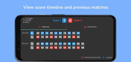 Padel scoreboard تصوير الشاشة 3