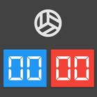 Volleyball scoreboard icon