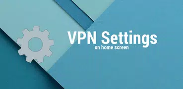 VPN settings on home screen