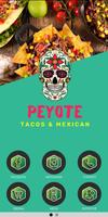 Peyote Tacos & Mexican plakat