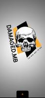 Damaged Merch&Brand الملصق