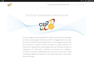 برنامه‌نما CSP 25 anni عکس از صفحه