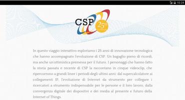 برنامه‌نما CSP 25 anni عکس از صفحه