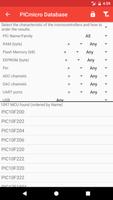 PICmicro Database スクリーンショット 3