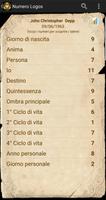 2 Schermata Numero Logos Numerologia