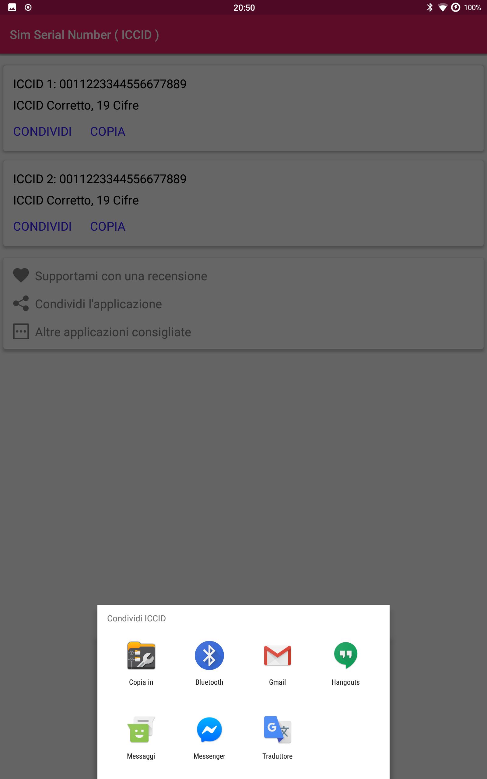 ICCID SCARICARE