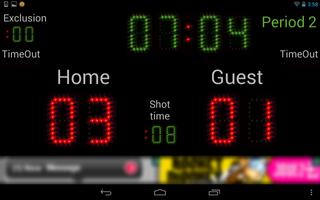 برنامه‌نما Scoreboard Waterpolo ++ عکس از صفحه