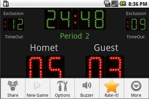 Scoreboard Handball ++ screenshot 1