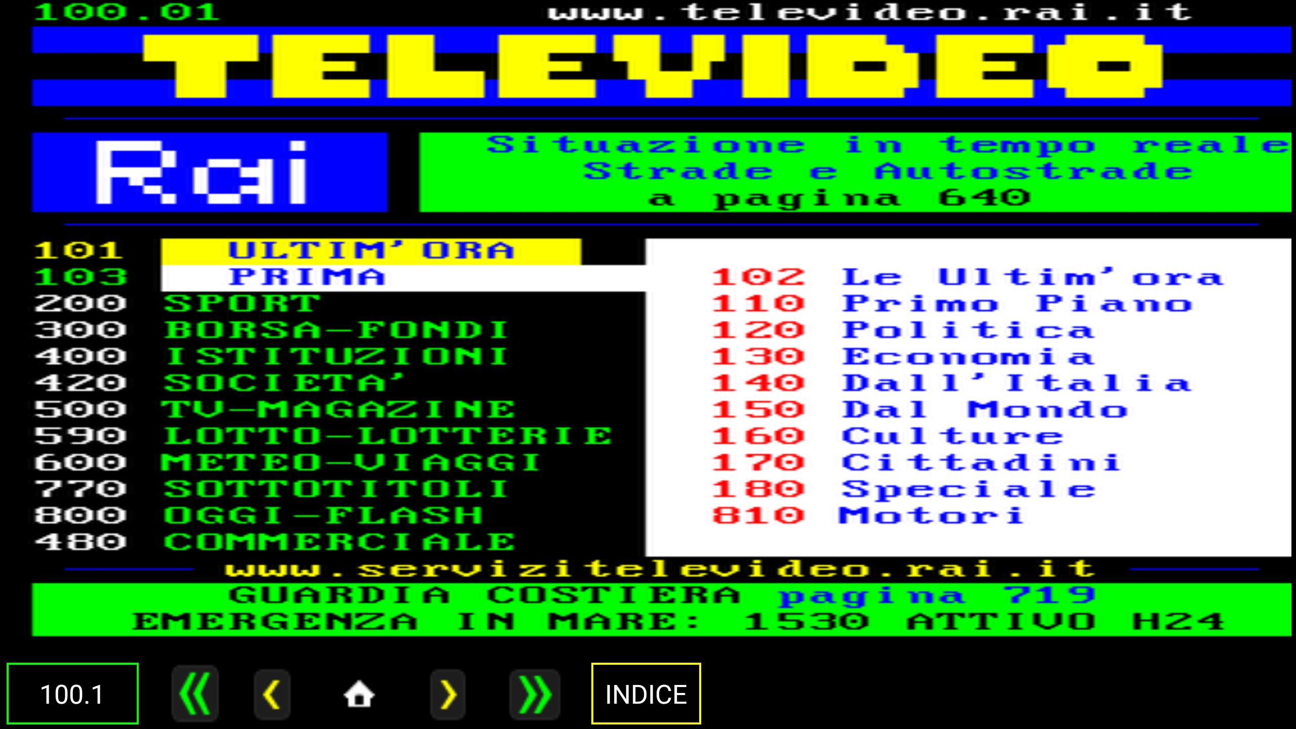 scaricare televideo per android