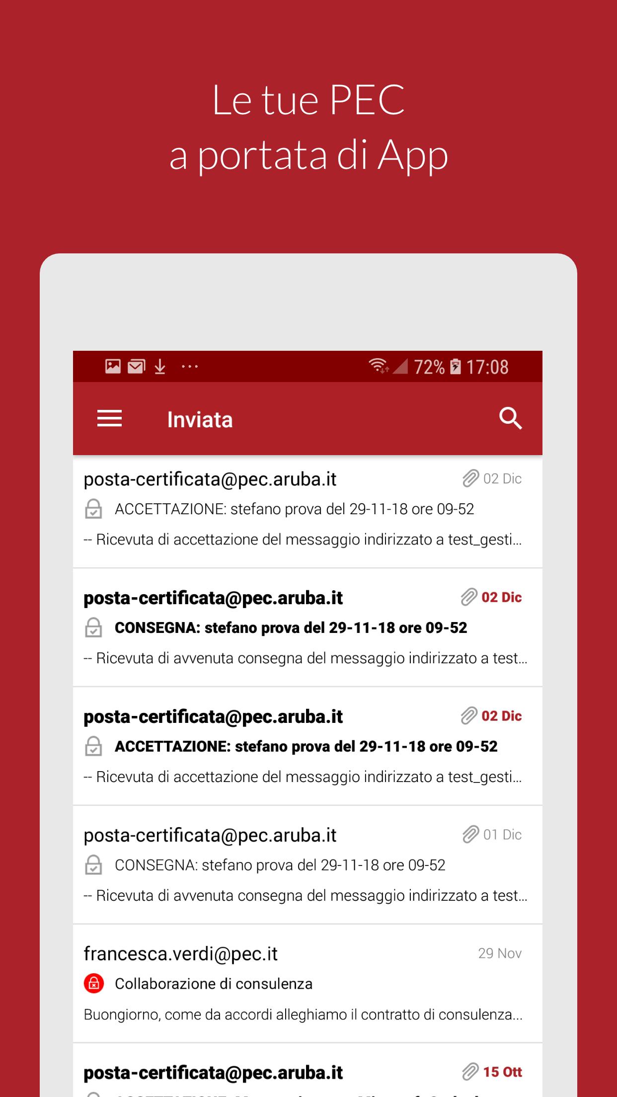 scaricare pec su gmail
