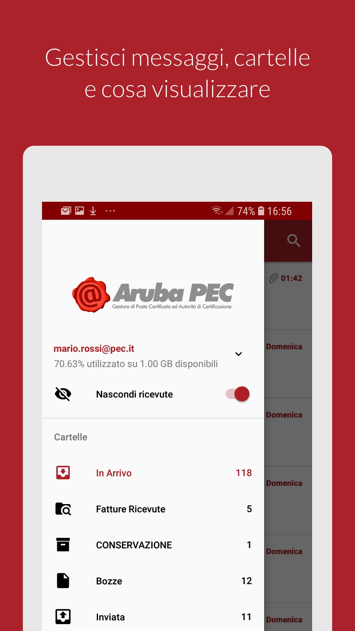 APPLICAZIONE ARUBA PEC SCARICARE