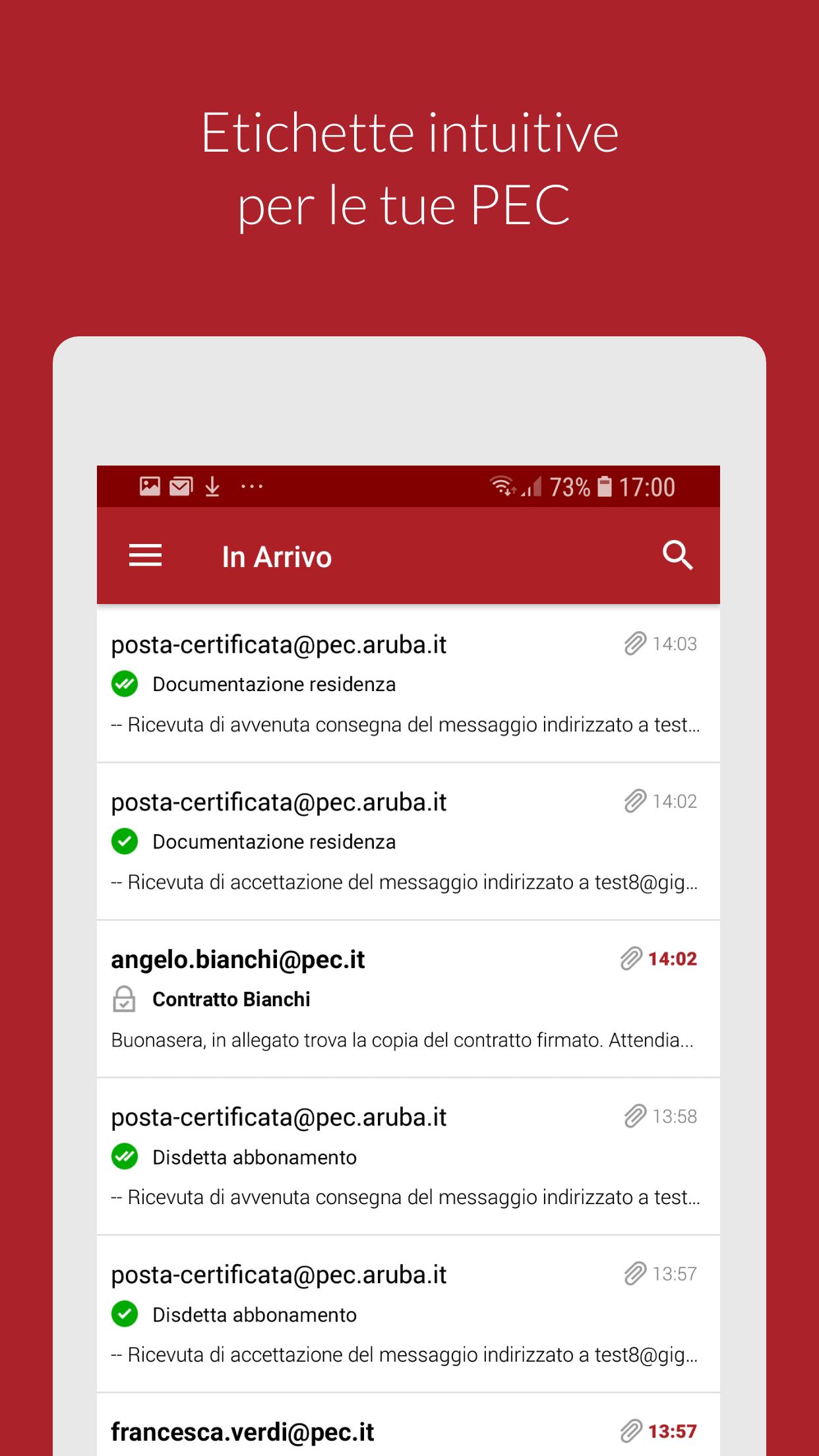 allegati posta certificata iphone scaricare