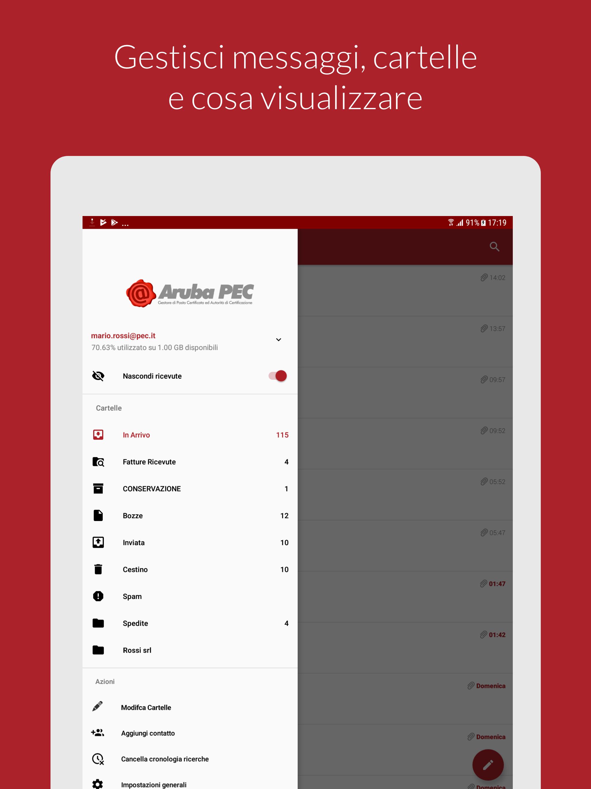APPLICAZIONE ARUBA PEC SCARICARE