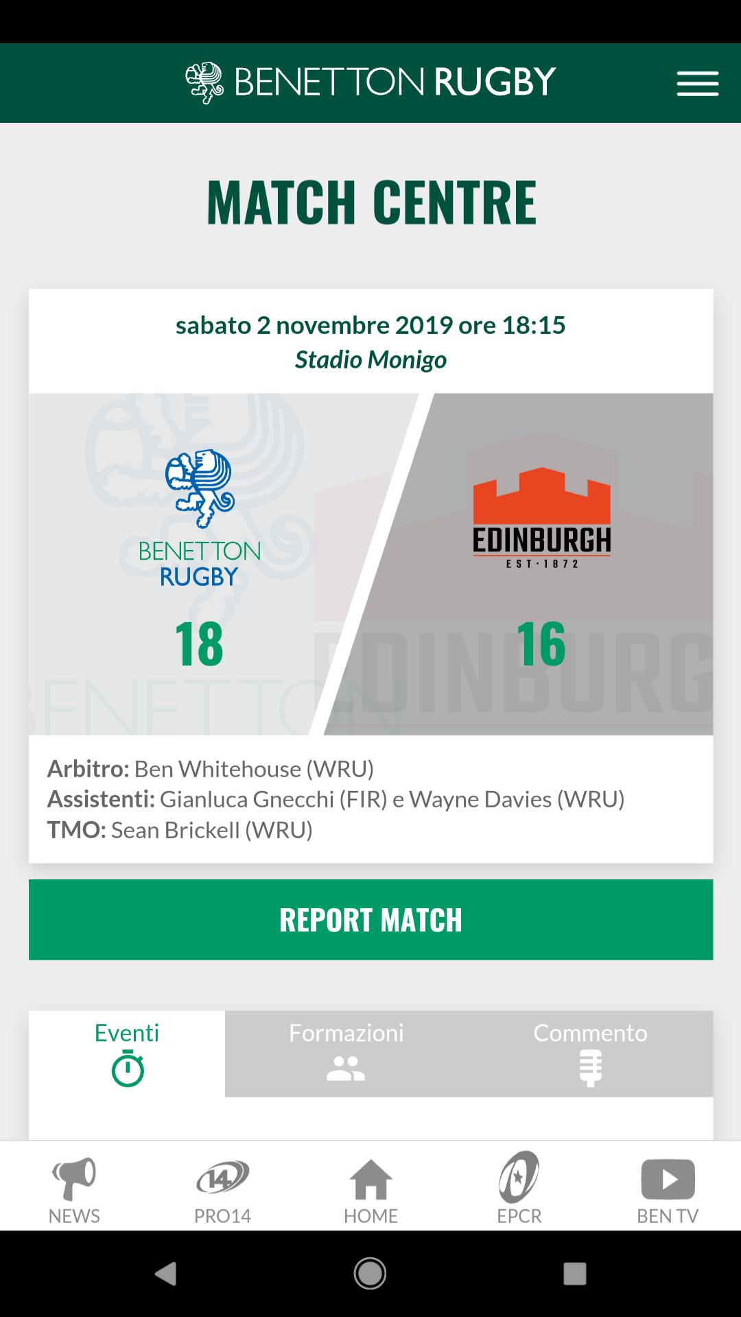 Benetton Rugby Official App for Android - APK Download