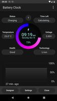 Battery Clock Pro تصوير الشاشة 1