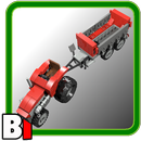 Bricks Instruction Tractor with trailer APK