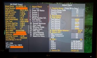 Service Menu Exp LG TV Lite تصوير الشاشة 1
