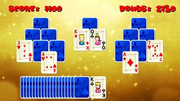 Tri Peaks Gold Solitaire Card screenshot 1