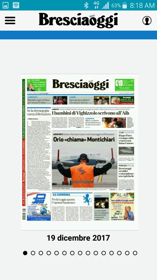 Bresciaoggi news Bresciaoggi news