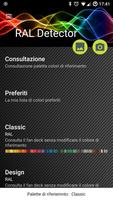 Color detector for RAL poster