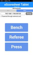 e-Scoresheet Tablet スクリーンショット 1