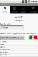 Italian verb conjugator ポスター