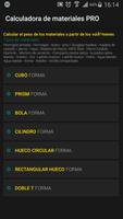 Calculadora Peso Material PRO Poster