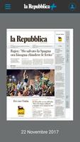 la Repubblica + per smartphone ポスター